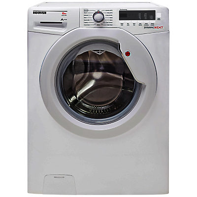Hoover Dynamic Next Classic DXC E410W3 Freestanding Washing Machine, 10kg Load, A+++ Energy Rating, 1400rpm Spin, White Hoover Dynamic Next Classic DXC E410W3 Freestanding Washing Machine, 10kg Load, A+++ Energy Rating, 1400rpm Spin, White